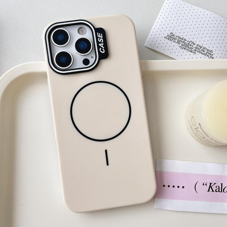 For iPhone 12 Pro Large Hole Solid Color Frame CESA Fine Ring Magsafe Phone Case
