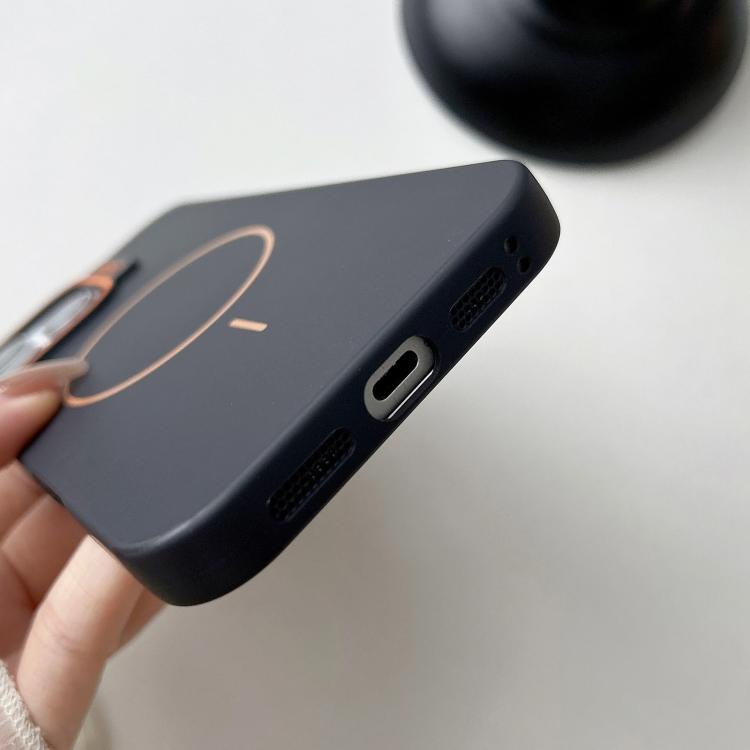 For iPhone 13 Pro Large Hole Solid Color Frame CESA Fine Ring Magsafe Phone Case