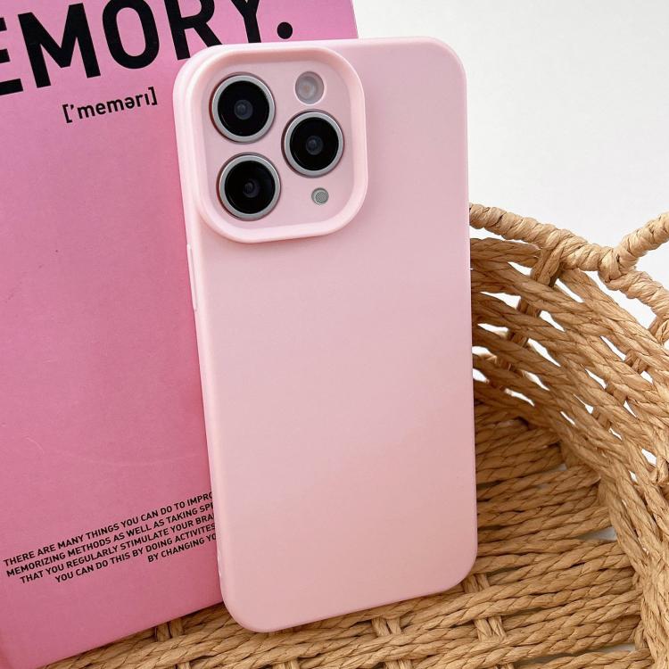 For iPhone 11 Pro Max Precision Hole Camera Frame Solid Color Phone Case