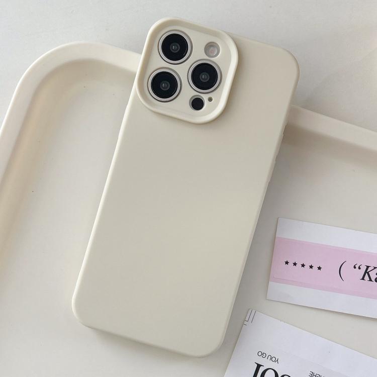 For iPhone 16 Pro Precision Hole Camera Frame Solid Color Phone Case