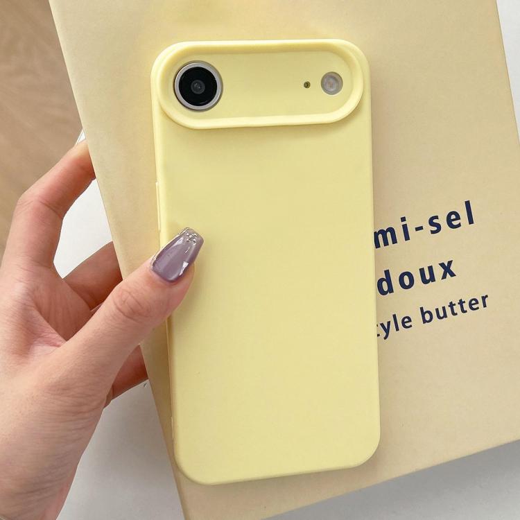For iPhone Air Precision Hole Camera Frame Solid Color Phone Case