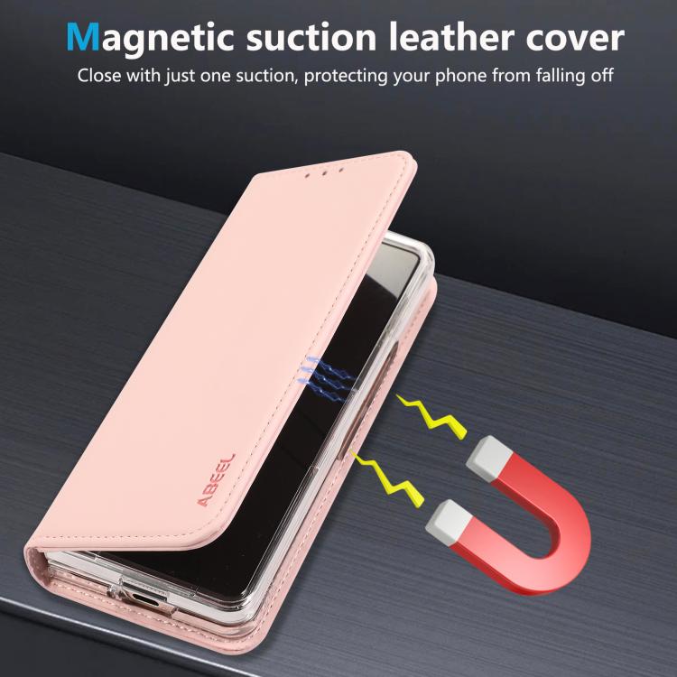 For Google Pixel 10 Pro Fold ABEEL AB01 RFID Blocking Leather Phone Case