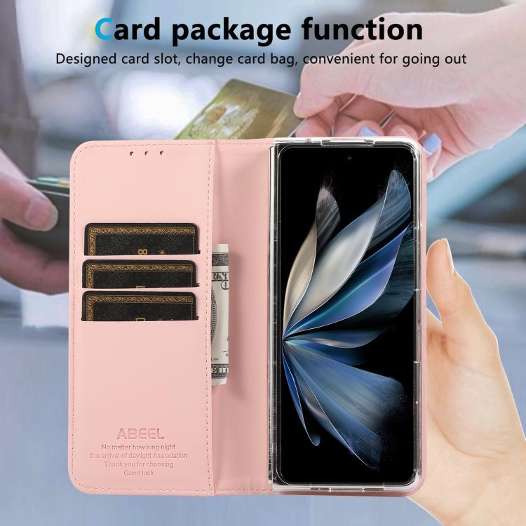 For Google Pixel 10 Pro Fold ABEEL AB01 RFID Blocking Leather Phone Case