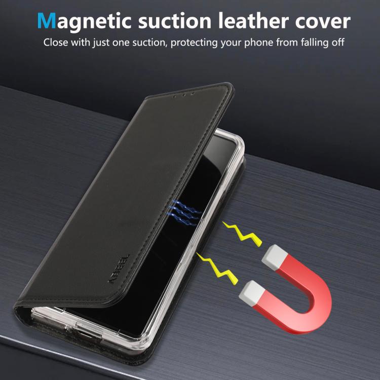 For Google Pixel 10 Pro Fold ABEEL AB01 RFID Blocking Leather Phone Case