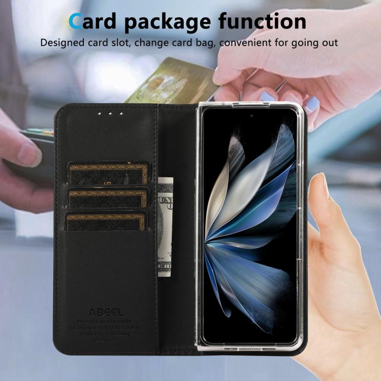 For Google Pixel 10 Pro Fold ABEEL AB01 RFID Blocking Leather Phone Case