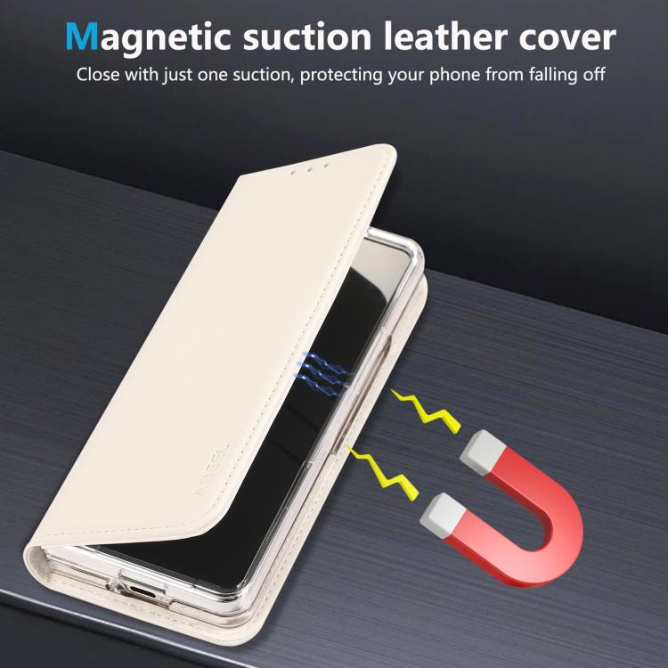 For Google Pixel 10 Pro Fold ABEEL AB01 RFID Blocking Leather Phone Case