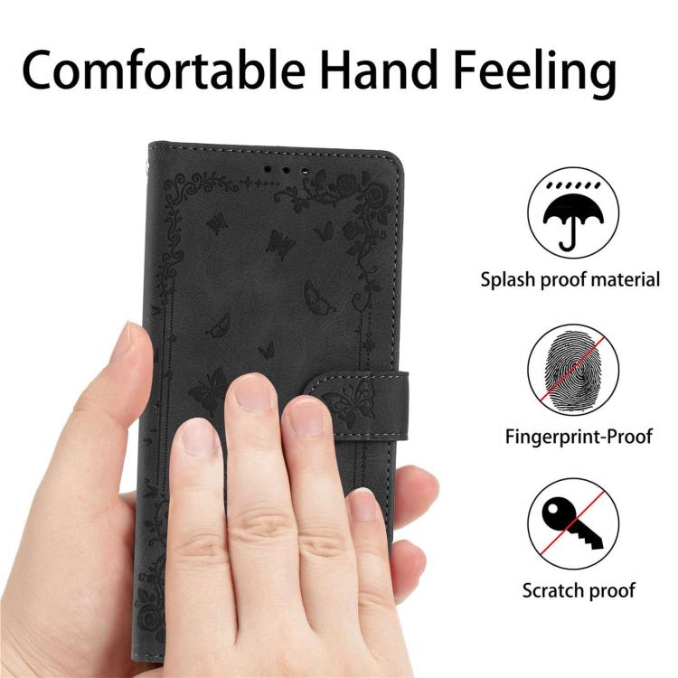 For Google Pixel 10 Pro Secret Garden Butterfly Pattern Leather Phone Case