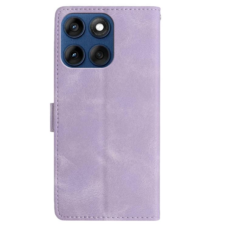 For Motorola Edge 60 Secret Garden Butterfly Pattern Leather Phone Case