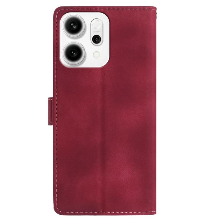 For OPPO Reno14 Global Secret Garden Butterfly Pattern Leather Phone Case