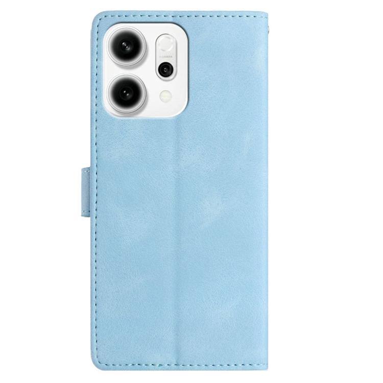 For OPPO Reno14 Global Secret Garden Butterfly Pattern Leather Phone Case