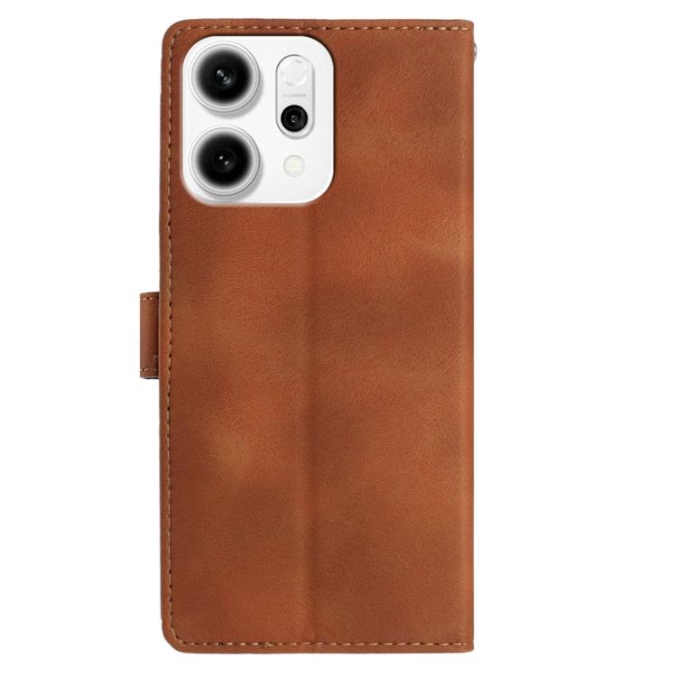 For OPPO Reno14 Global Secret Garden Butterfly Pattern Leather Phone Case