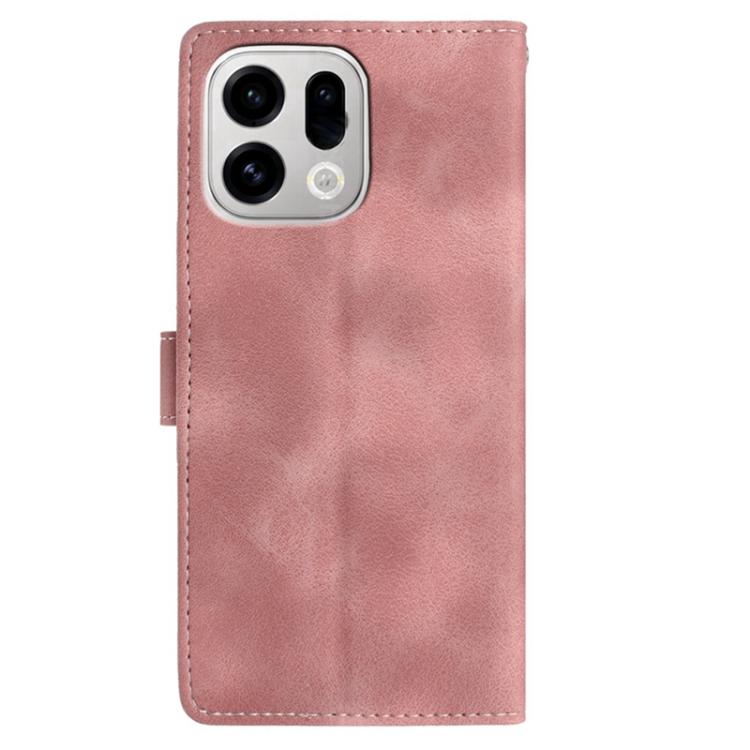 For OPPO Find X9 Secret Garden Butterfly Pattern Leather Phone Case
