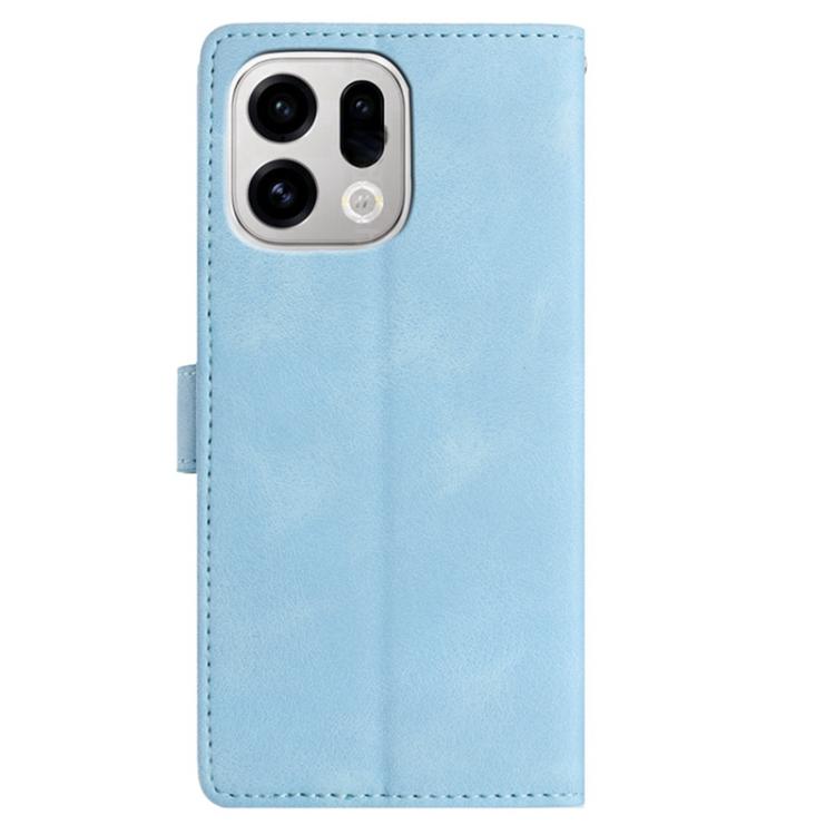 For OPPO Find X9 Secret Garden Butterfly Pattern Leather Phone Case