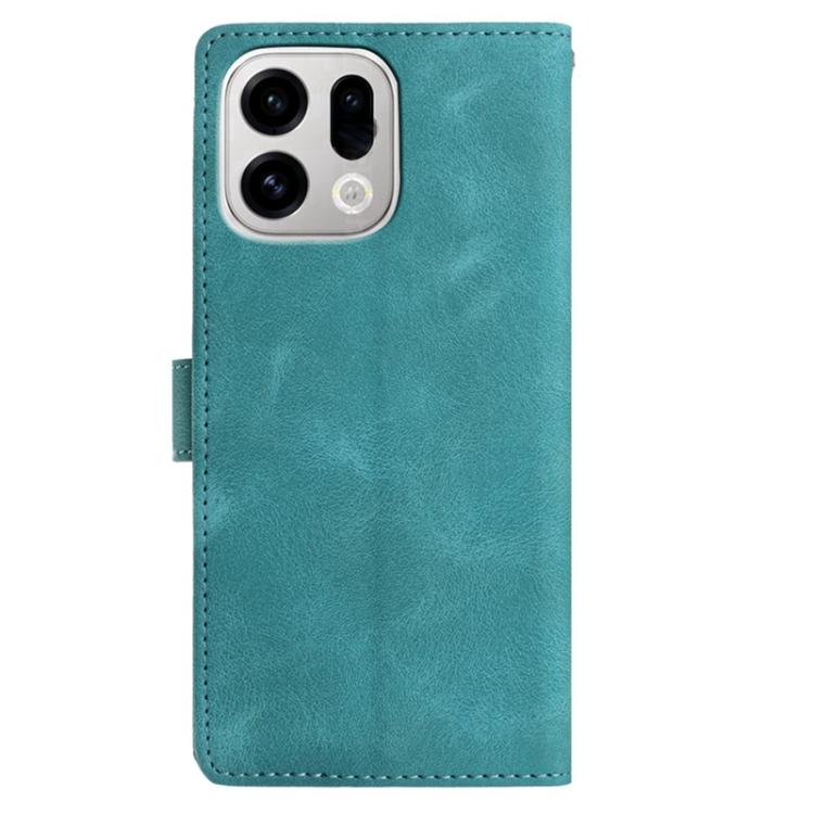 For OPPO Find X9 Secret Garden Butterfly Pattern Leather Phone Case