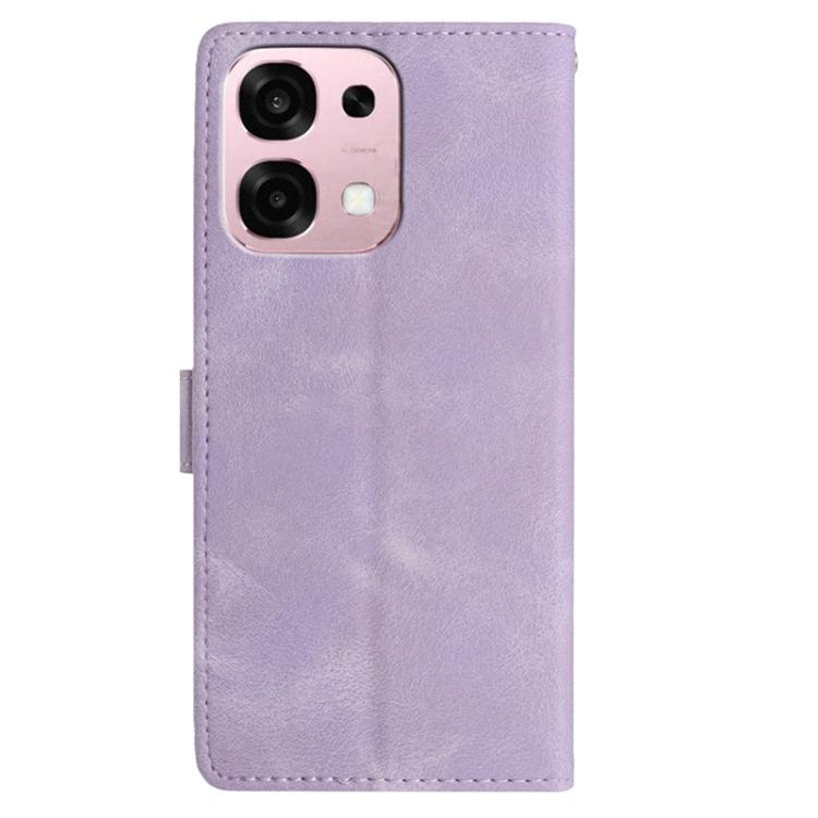 For OPPO A6 Pro 4G / 5G Global Secret Garden Butterfly Pattern Leather Phone Case