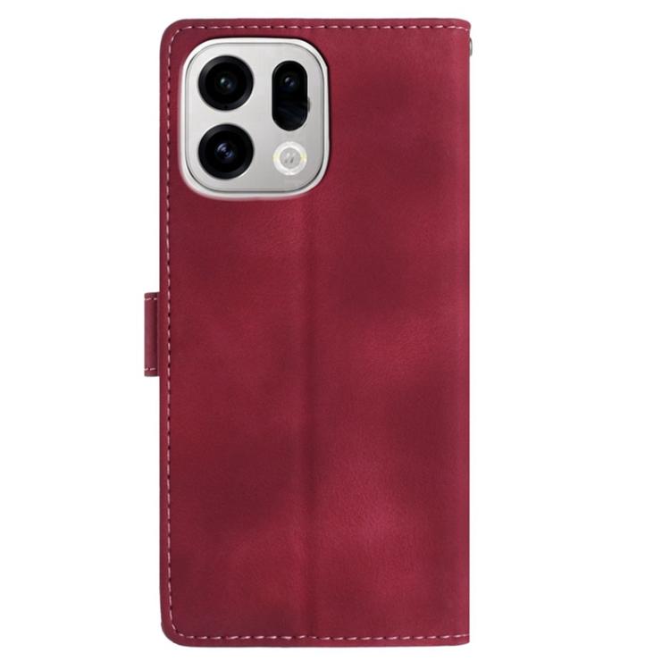 For OPPO Find X9 Pro Secret Garden Butterfly Pattern Leather Phone Case
