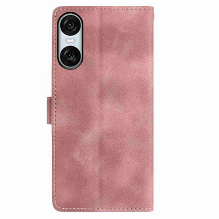 For Sony Xperia 10 VI Secret Garden Butterfly Pattern Leather Phone Case