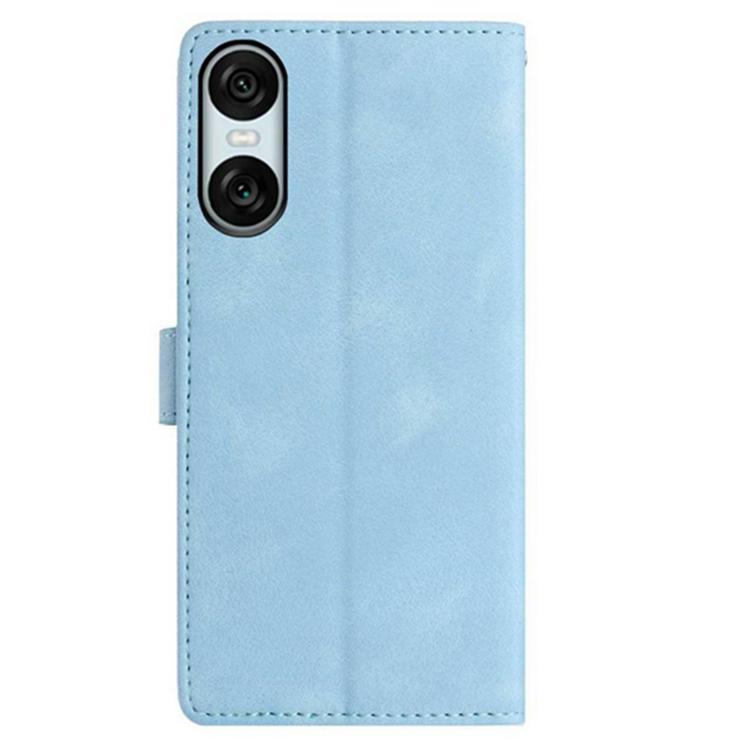 For Sony Xperia 10 VI Secret Garden Butterfly Pattern Leather Phone Case