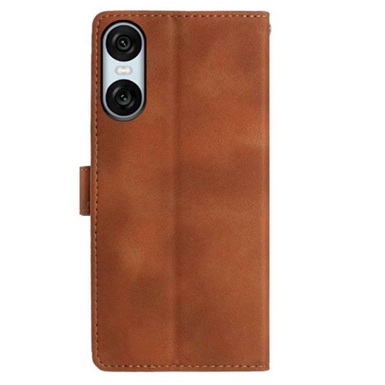 For Sony Xperia 10 VI Secret Garden Butterfly Pattern Leather Phone Case