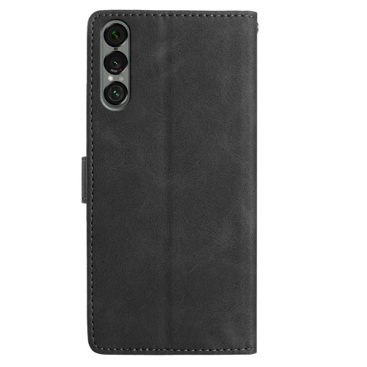 For Sony Xperia 1 VII Secret Garden Butterfly Pattern Leather Phone Case