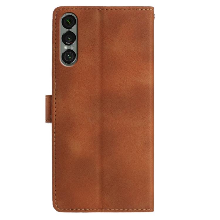 For Sony Xperia 1 VII Secret Garden Butterfly Pattern Leather Phone Case