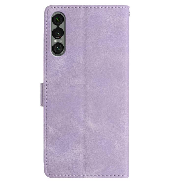 For Sony Xperia 1 VII Secret Garden Butterfly Pattern Leather Phone Case