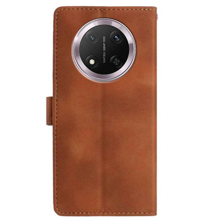 For Honor X9C Secret Garden Butterfly Pattern Leather Phone Case