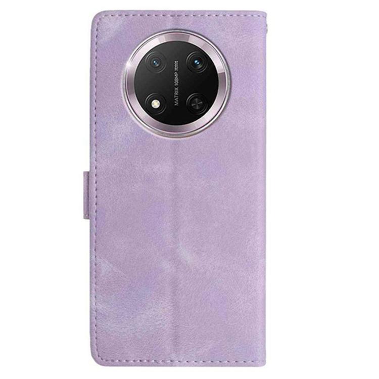 For Honor X9C Secret Garden Butterfly Pattern Leather Phone Case