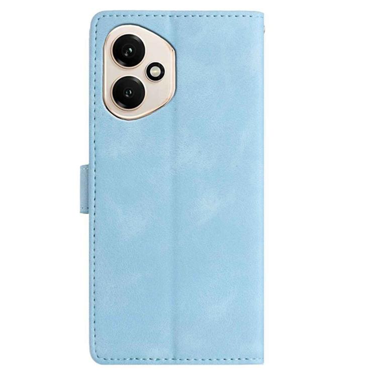 For Honor 400 Global 156.5mm Secret Garden Butterfly Pattern Leather Phone Case