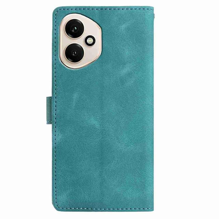For Honor 400 Global 156.5mm Secret Garden Butterfly Pattern Leather Phone Case