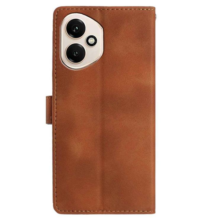 For Honor 400 Global 156.5mm Secret Garden Butterfly Pattern Leather Phone Case