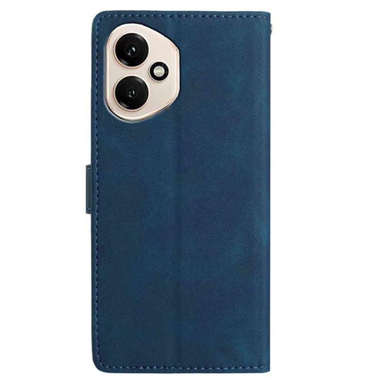 For Honor 400 Global 156.5mm Secret Garden Butterfly Pattern Leather Phone Case