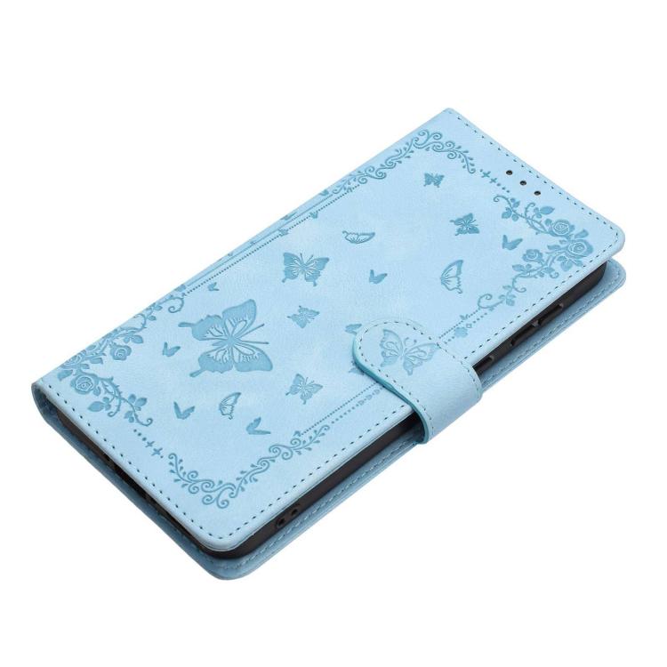 For Honor 400 Lite Global Secret Garden Butterfly Pattern Leather Phone Case
