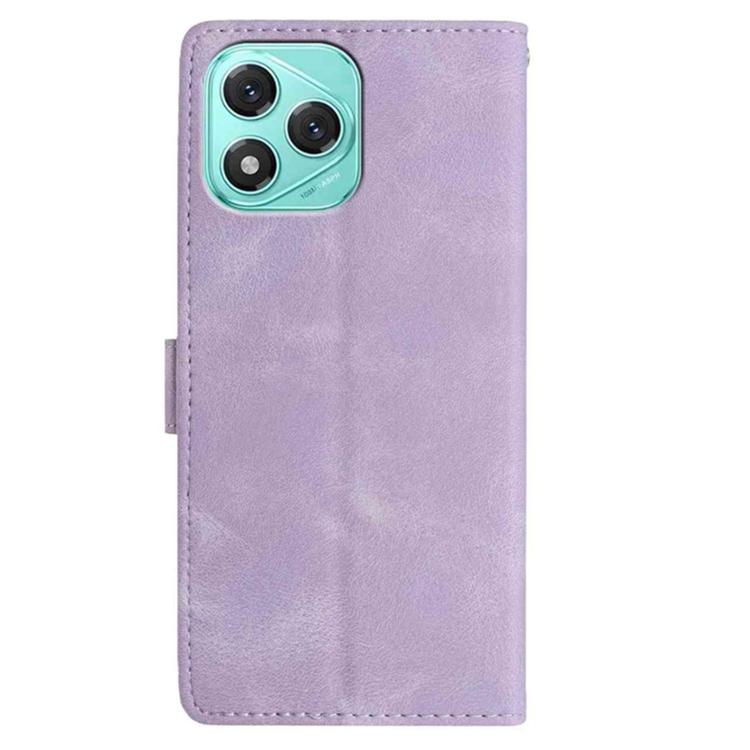 For Honor 400 Lite Global Secret Garden Butterfly Pattern Leather Phone Case