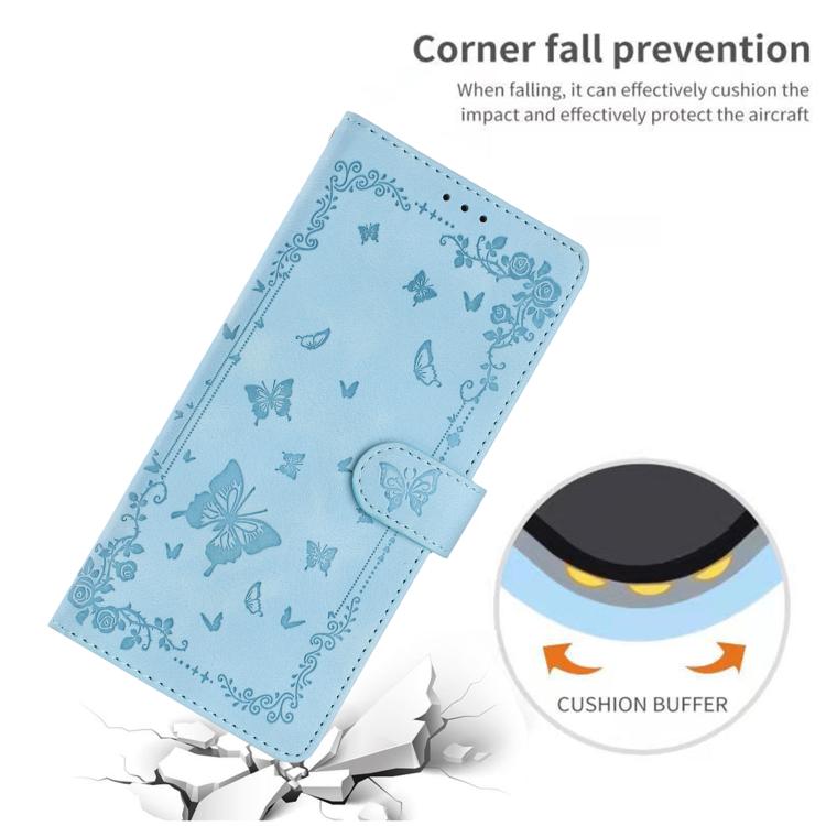 For Honor X5c Plus 4G Global Secret Garden Butterfly Pattern Leather Phone Case