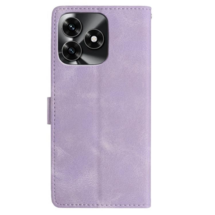 For Honor X5c Plus 4G Global Secret Garden Butterfly Pattern Leather Phone Case