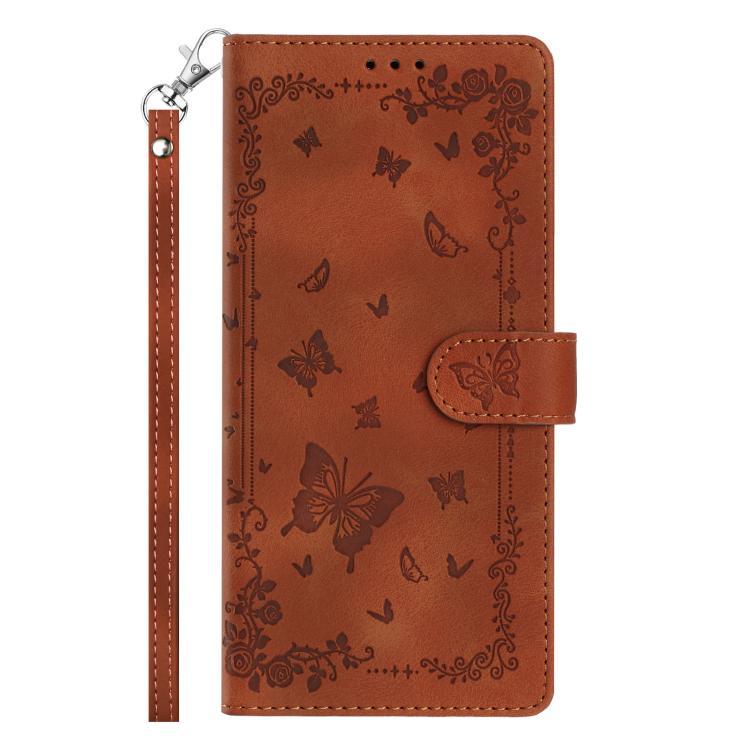 For Honor Magic8 Secret Garden Butterfly Pattern Leather Phone Case