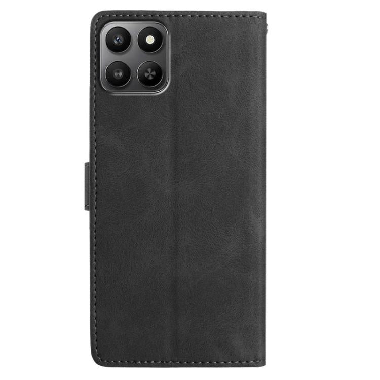 For Honor 400 Smart / X7d 5G Global Secret Garden Butterfly Pattern Leather Phone Case