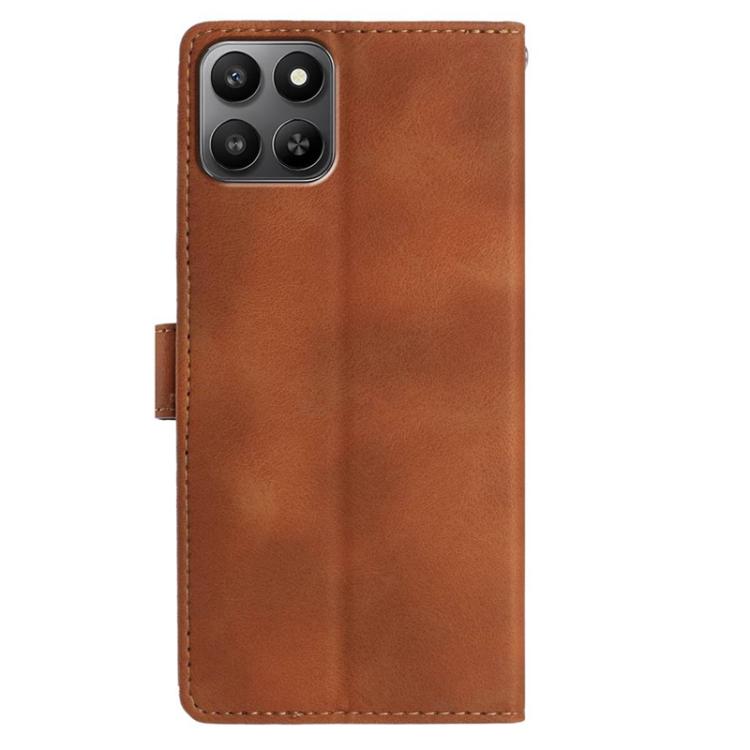 For Honor 400 Smart / X7d 5G Global Secret Garden Butterfly Pattern Leather Phone Case