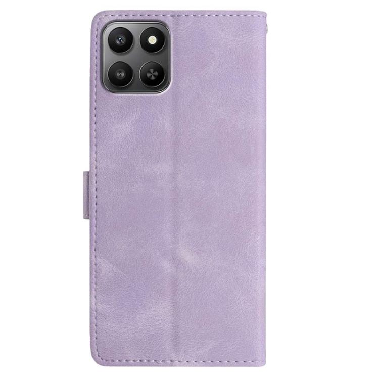 For Honor 400 Smart / X7d 5G Global Secret Garden Butterfly Pattern Leather Phone Case