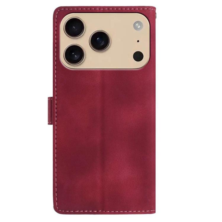 For iPhone 17 Pro Max Secret Garden Butterfly Pattern Leather Phone Case