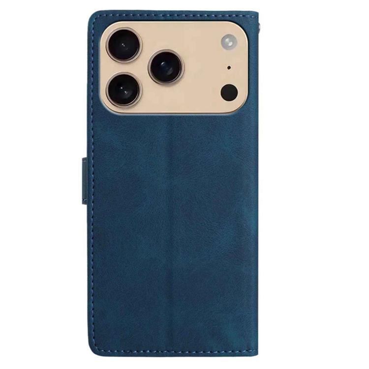 For iPhone 17 Pro Secret Garden Butterfly Pattern Leather Phone Case