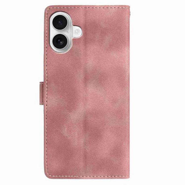 For iPhone 17 Secret Garden Butterfly Pattern Leather Phone Case