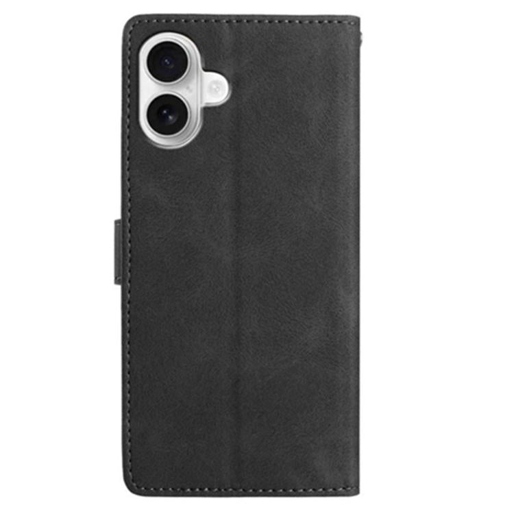 For iPhone 17 Secret Garden Butterfly Pattern Leather Phone Case