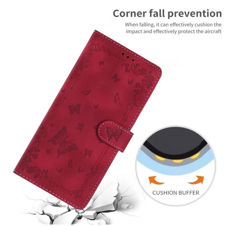 For iPhone 16 Pro Secret Garden Butterfly Pattern Leather Phone Case