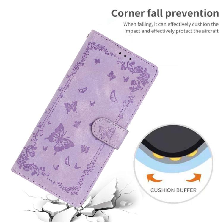 For iPhone 15 Secret Garden Butterfly Pattern Leather Phone Case