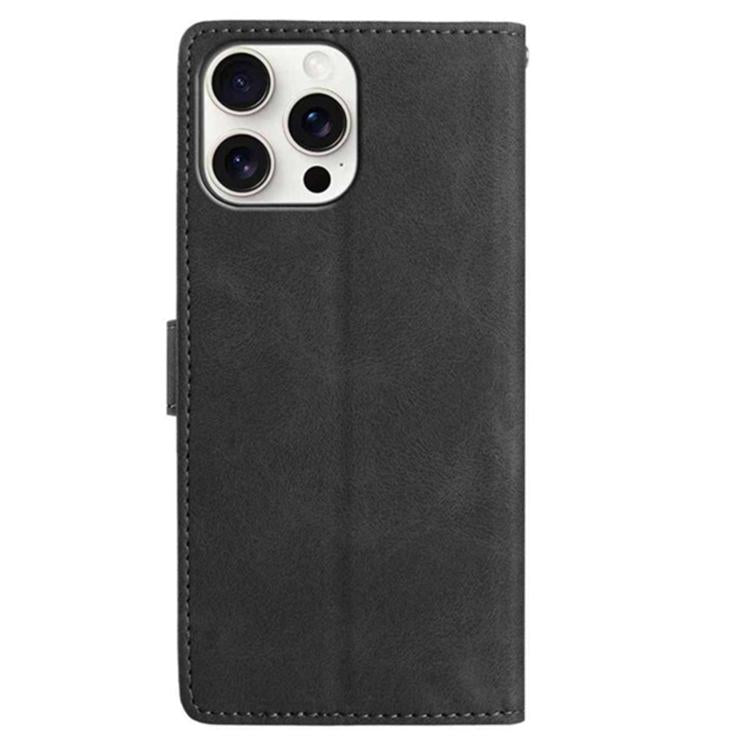 For iPhone 14 Pro Max Secret Garden Butterfly Pattern Leather Phone Case
