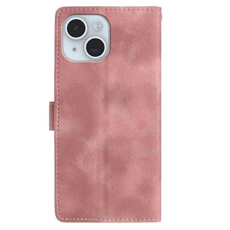 For iPhone 14 Secret Garden Butterfly Pattern Leather Phone Case