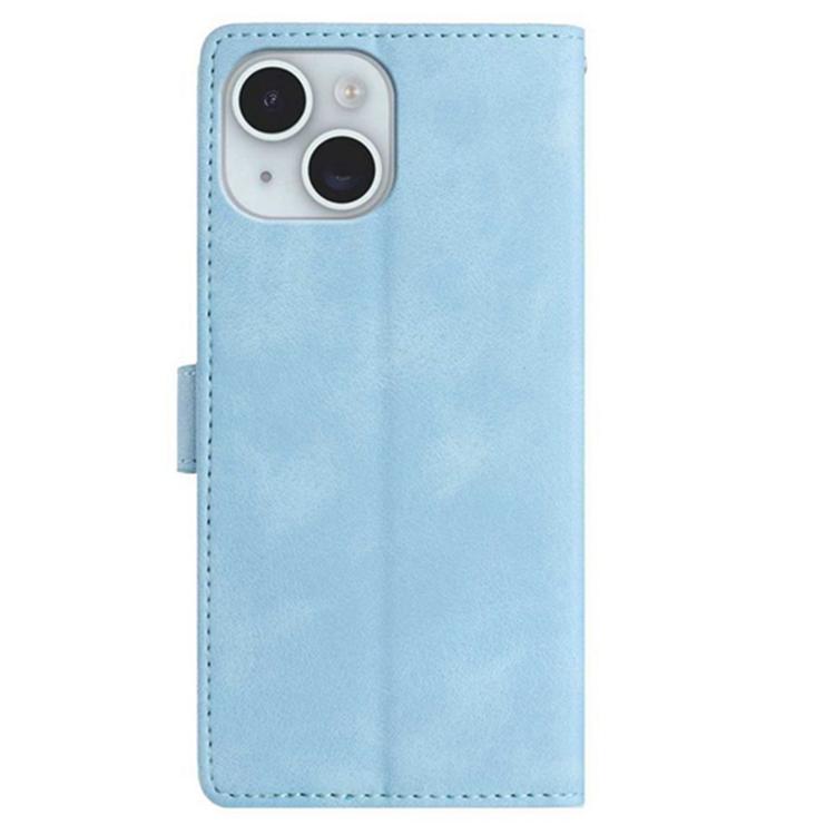 For iPhone 14 Secret Garden Butterfly Pattern Leather Phone Case