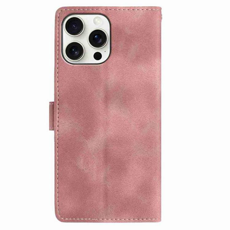 For iPhone 13 Pro Max Secret Garden Butterfly Pattern Leather Phone Case